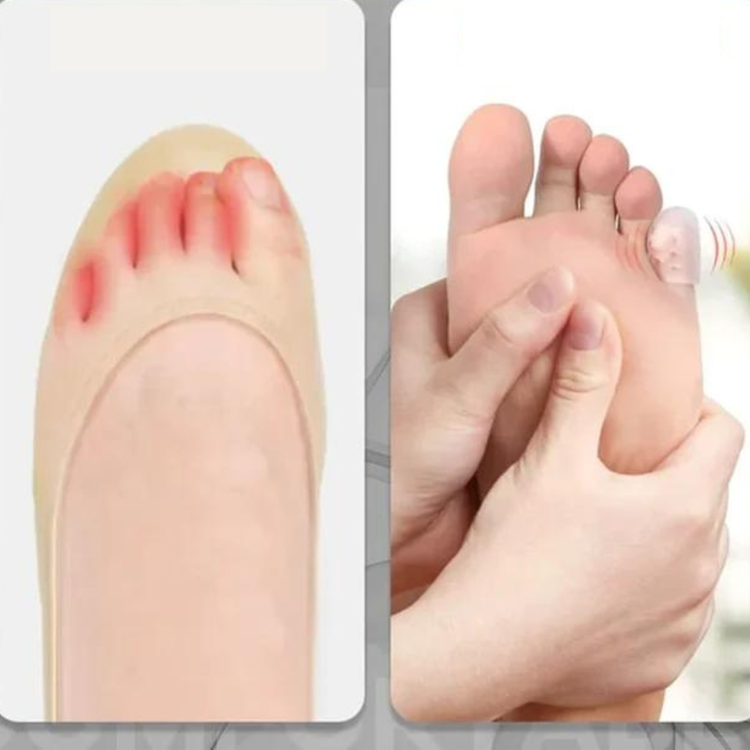 Set 20 protectii din silicon pentru degetele picioarelor