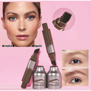 Nuantator pentru sprancene, efect de microblading